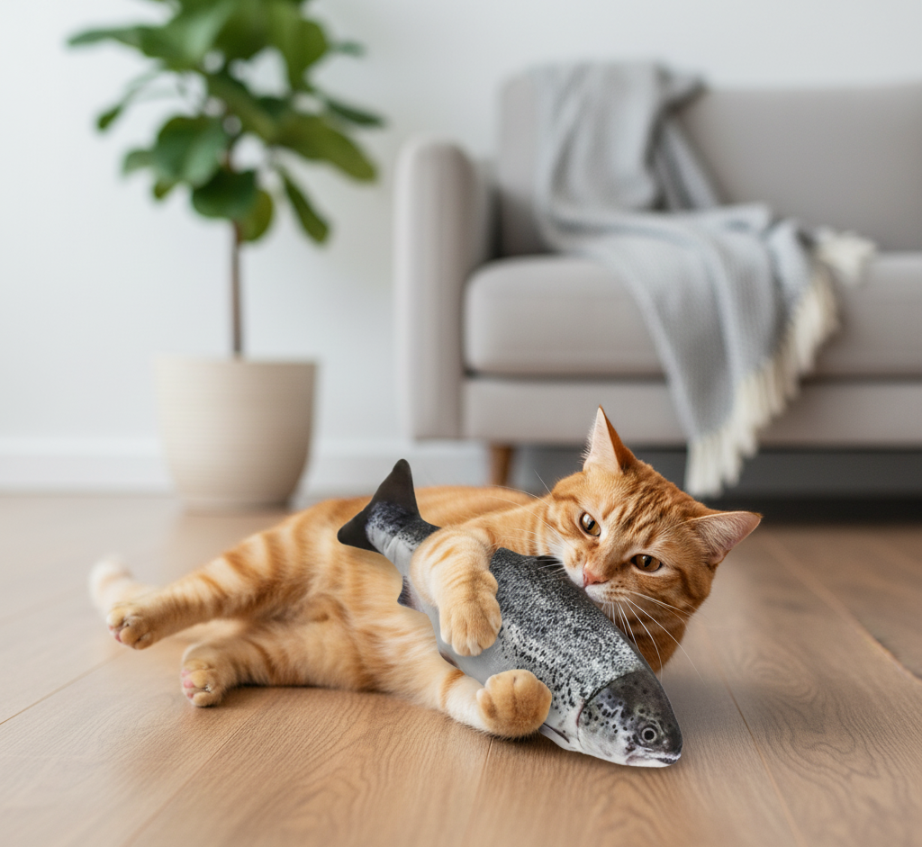 🐾 Interactive Plush Cat Toy – Endless Fun for Your Cat