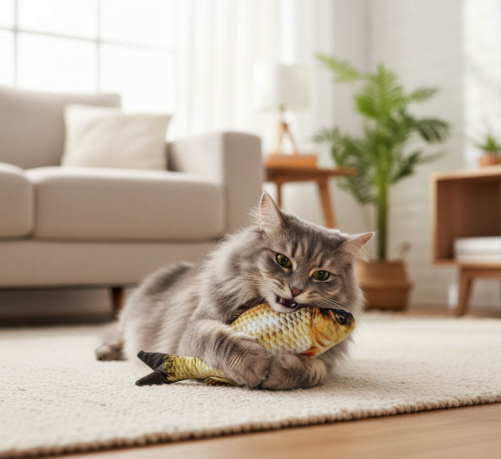 🐾 Interactive Plush Cat Toy – Endless Fun for Your Cat